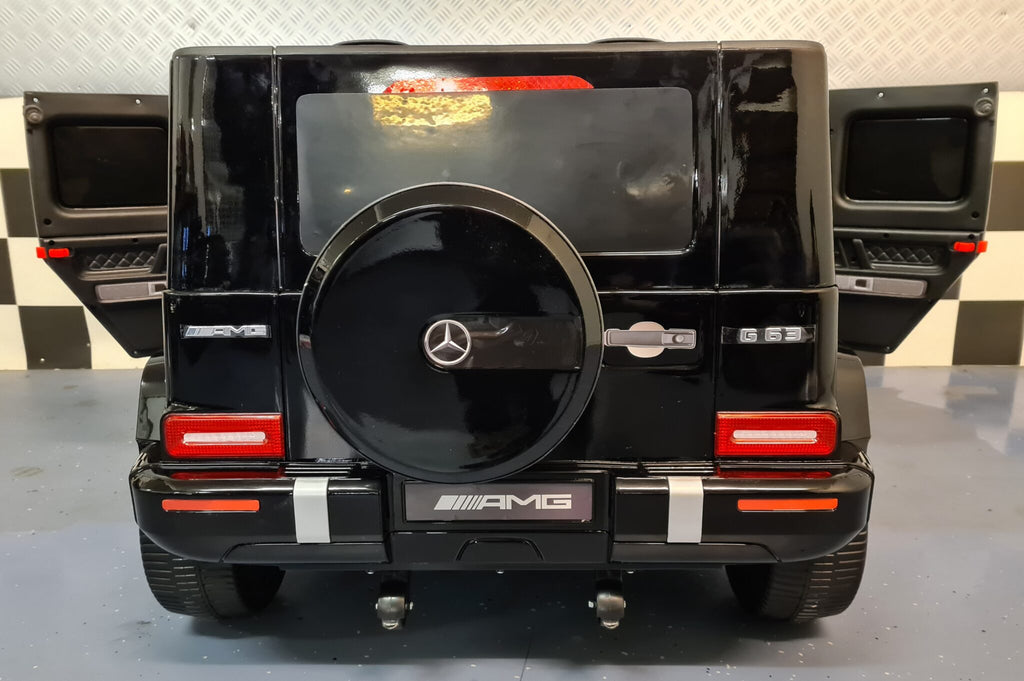 Mercedes G63 2-Seater Kids Ride-On – 24V Metallic Black