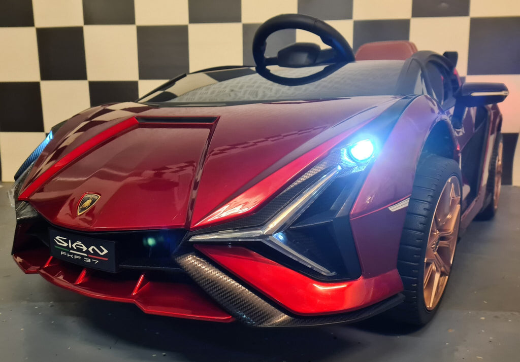 Lamborghini Sian Kids Ride-On – 12V Red