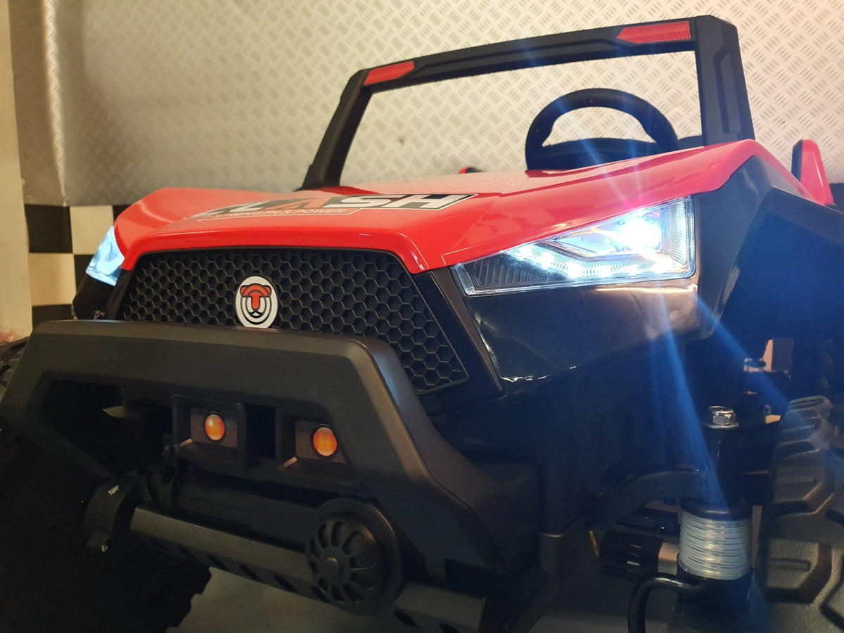 Power Buggy 2-Seater 4WD with Remote – 24V Red