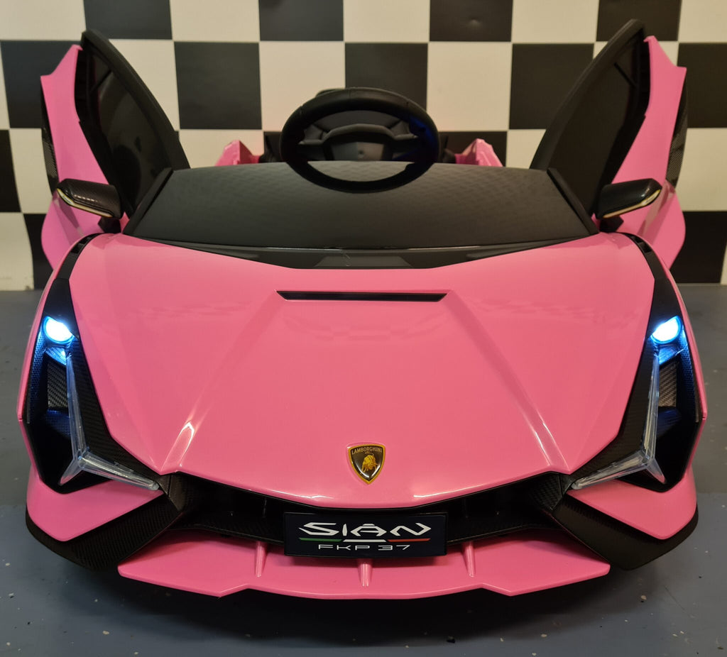Lamborghini Sian Kids Ride-On – 12V Pink