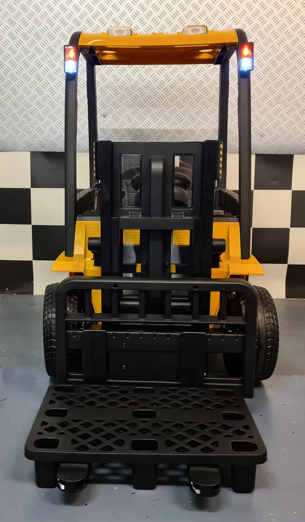 Kids Forklift with Remote Control – 12V Yellow