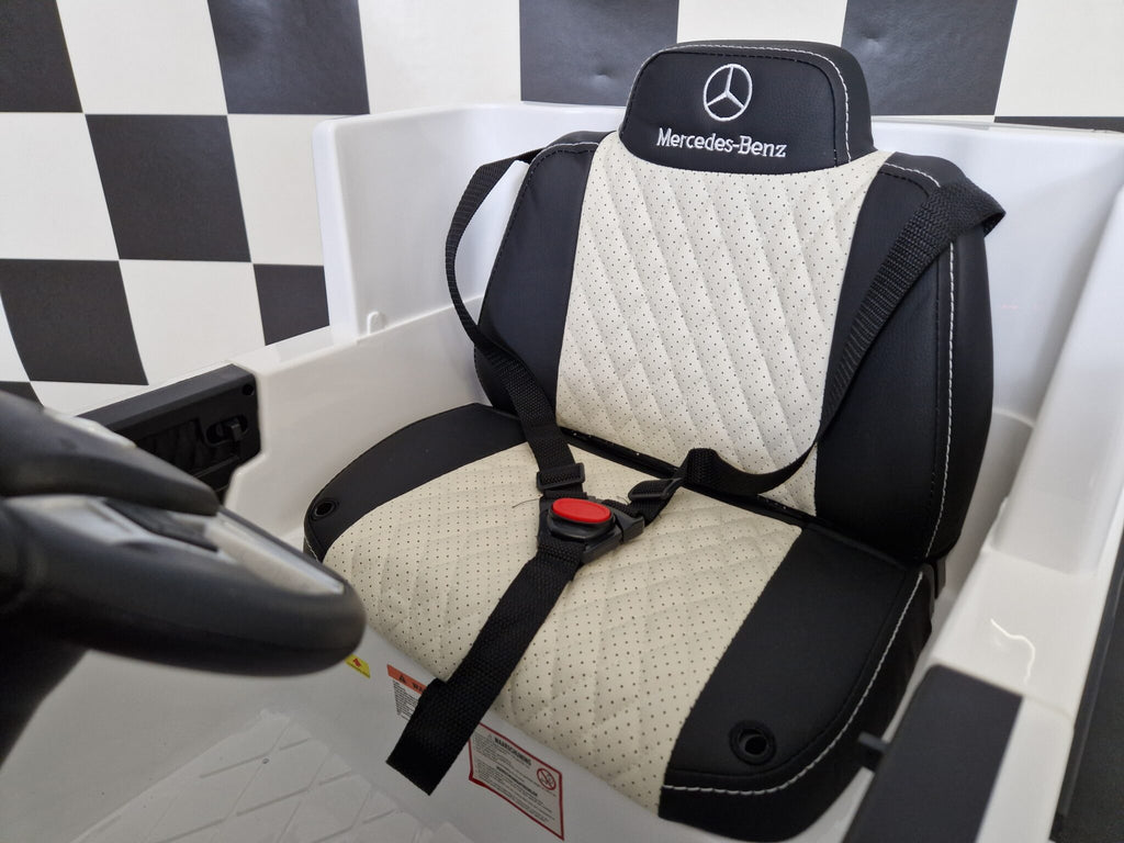 Mercedes G63 6x6 AMG Kids Ride-On – 12V White