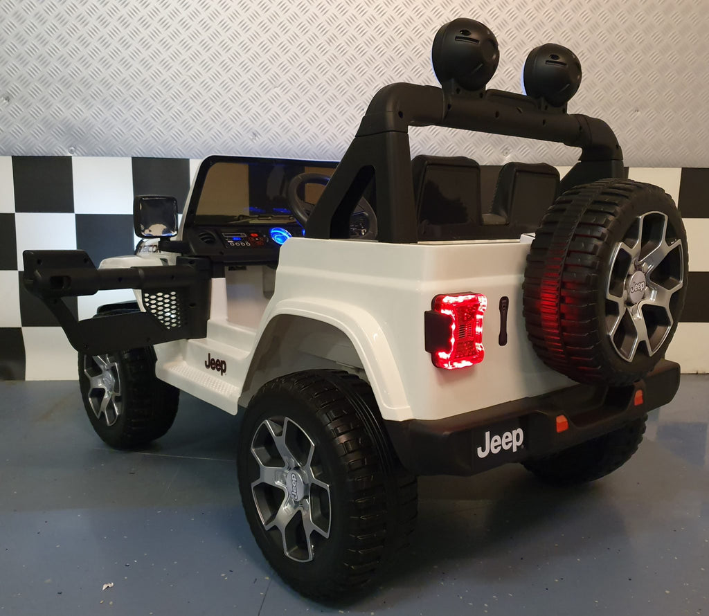 Jeep Wrangler 4x4 Kids Ride-On – 12V White