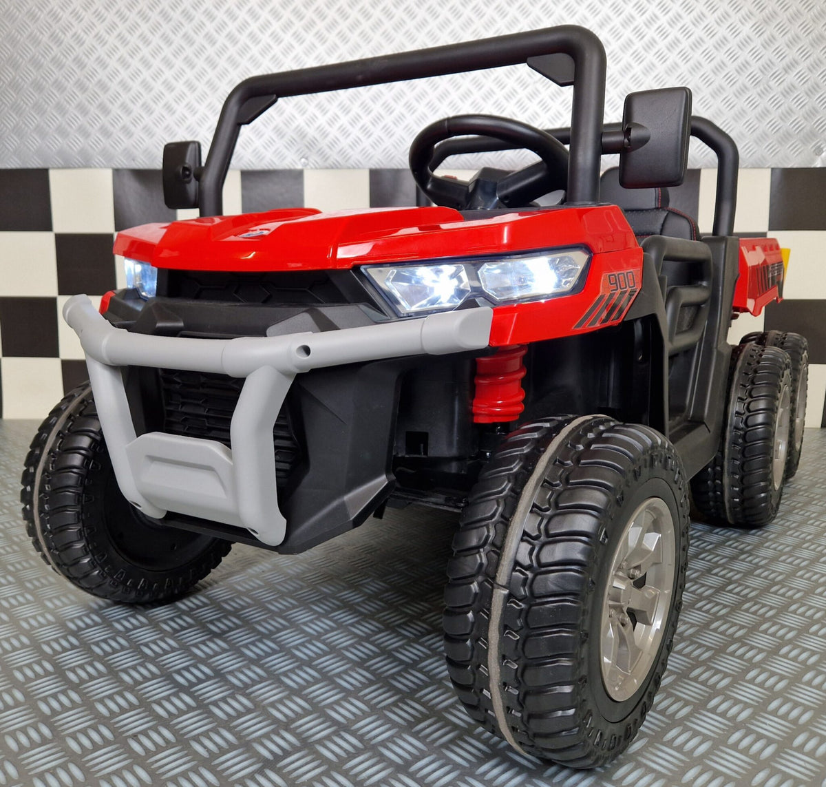 Kids Transporter Jeep – 24V Red