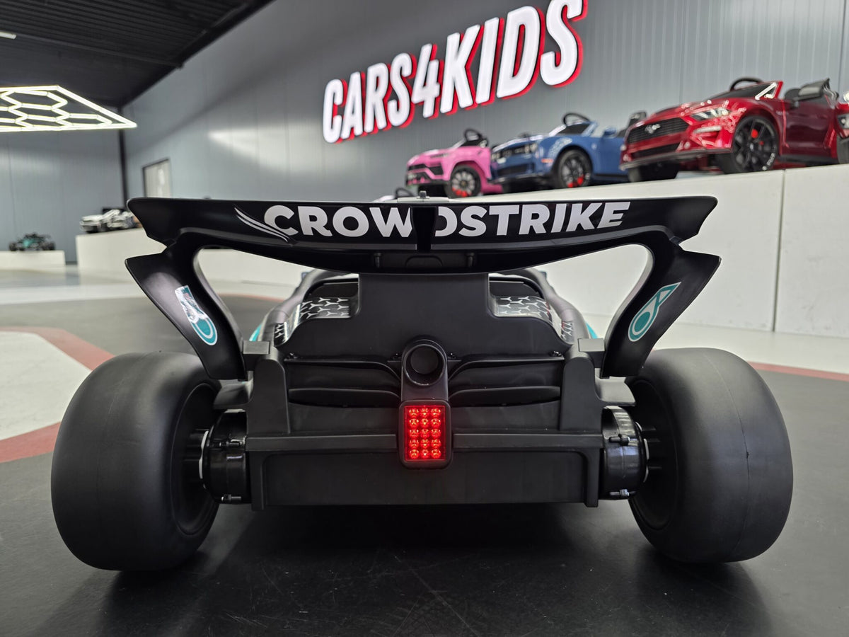 Additional view of the Mercedes Formula 1-inspired kids ride-on car