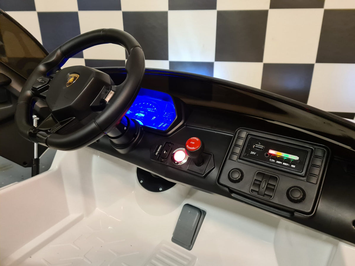 Lamborghini Aventador 2-Seater Drift – 24V White
