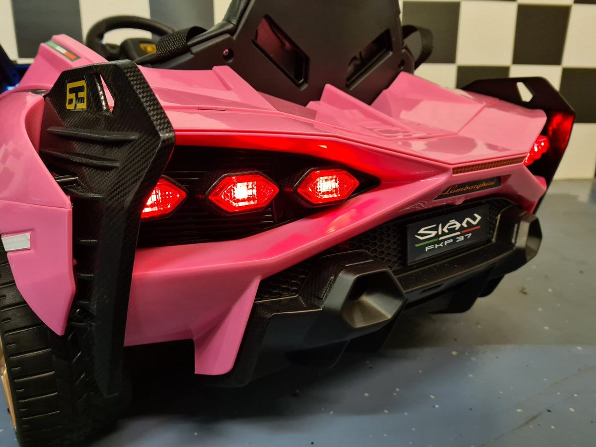 Lamborghini Sian Kids Ride-On – 12V Pink