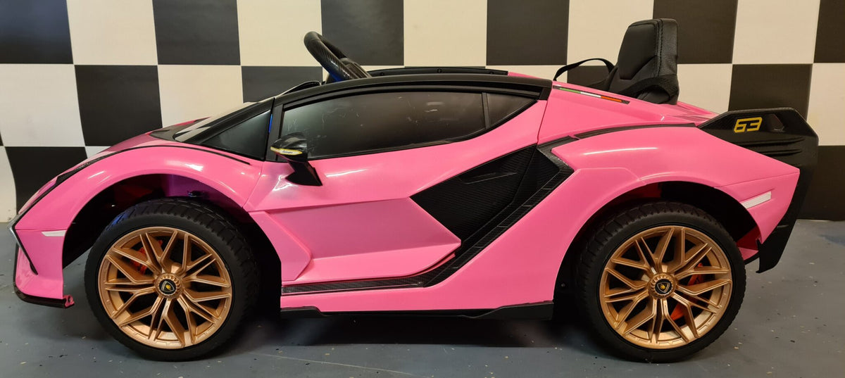 Lamborghini Sian Kids Ride-On – 12V Pink