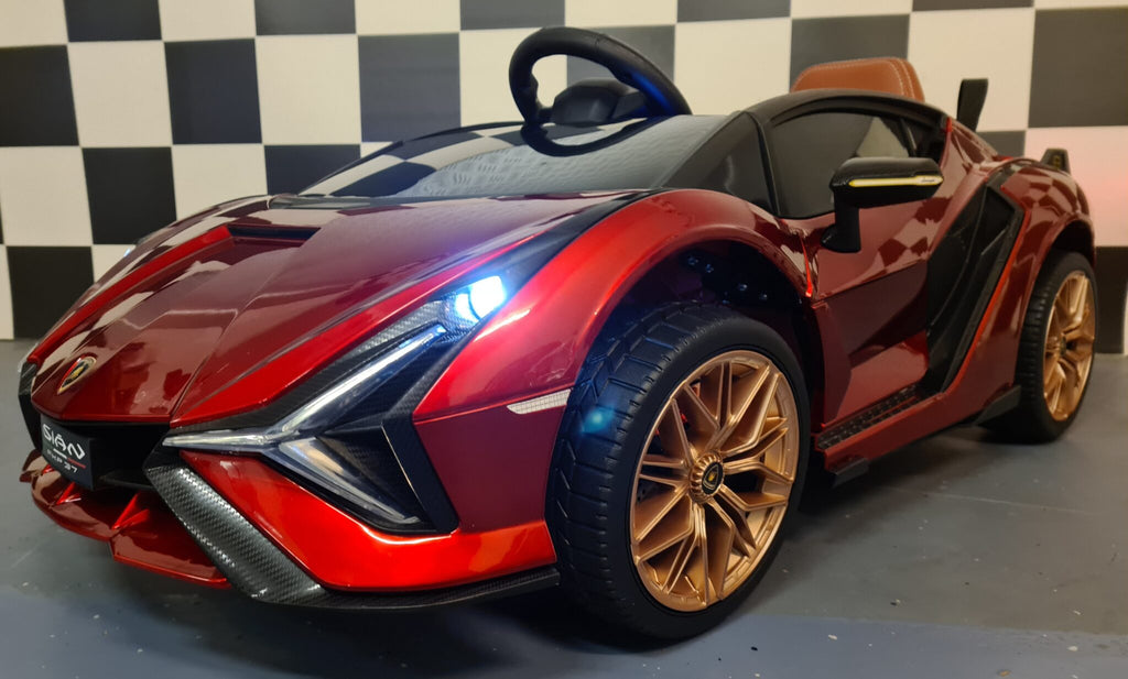 Lamborghini Sian Kids Ride-On – 12V Red