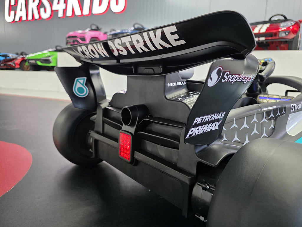 Additional view of the Mercedes Formula 1-inspired kids ride-on car