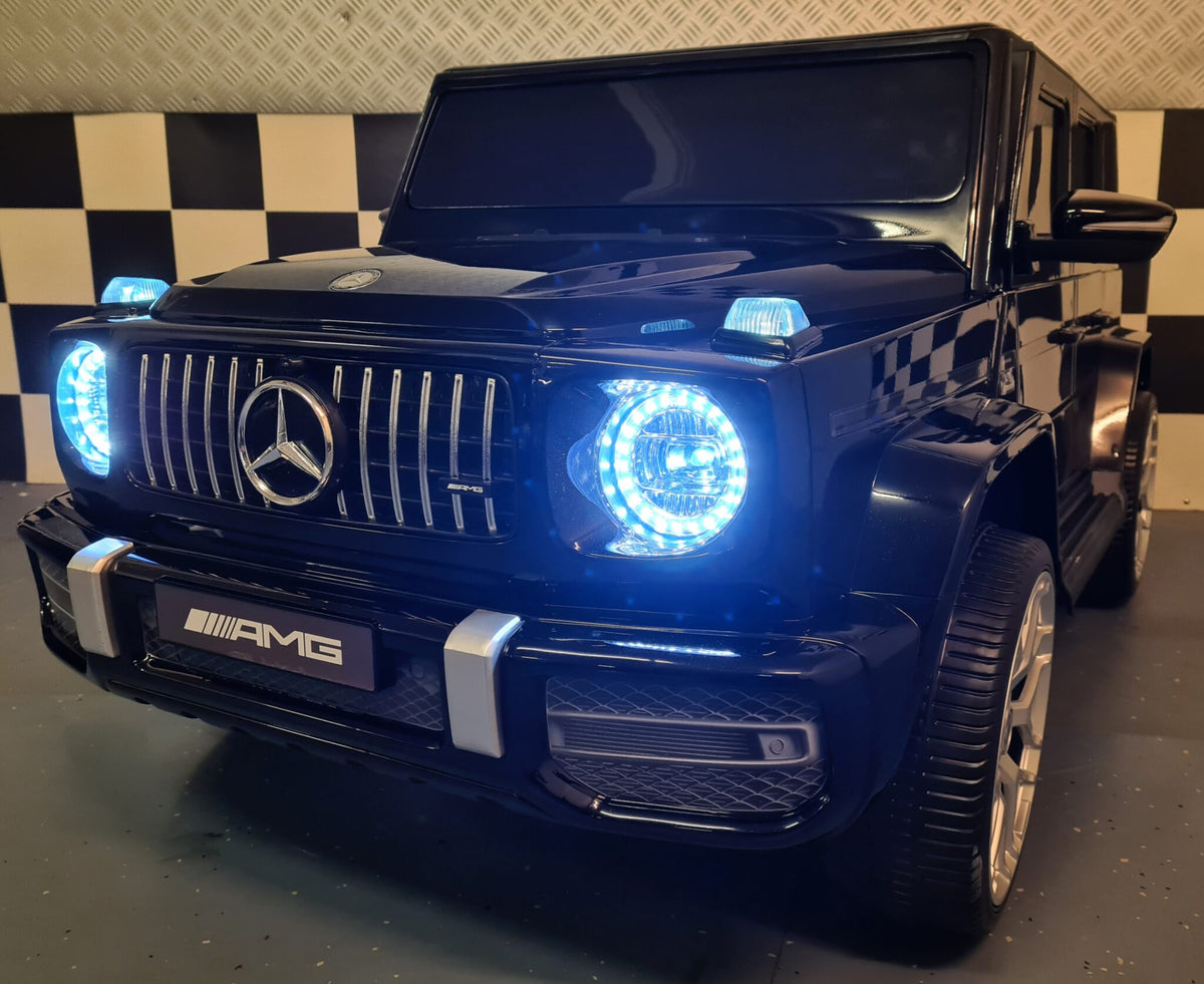 Mercedes G63 2-Seater Kids Ride-On – 24V Metallic Black