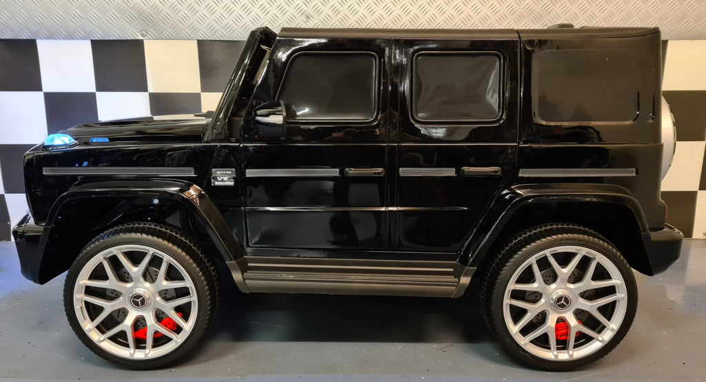 Mercedes G63 2-Seater Kids Ride-On – 24V Metallic Black