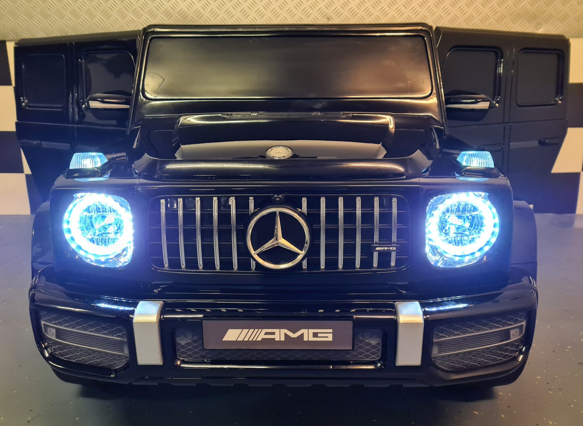 Mercedes G63 2-Seater Kids Ride-On – 24V Metallic Black