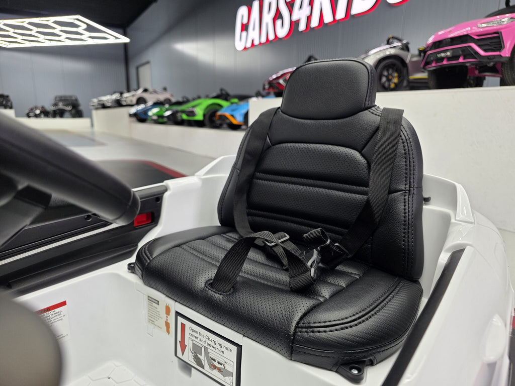Porsche Cayenne 1-Seater Kids Ride-On – 12V White