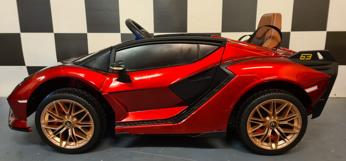 Lamborghini Sian Kids Ride-On – 12V Red