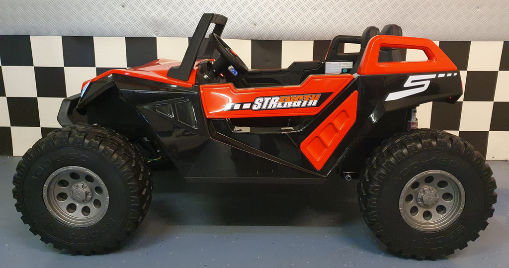 Power Buggy 2-Seater 4WD with Remote – 24V Red
