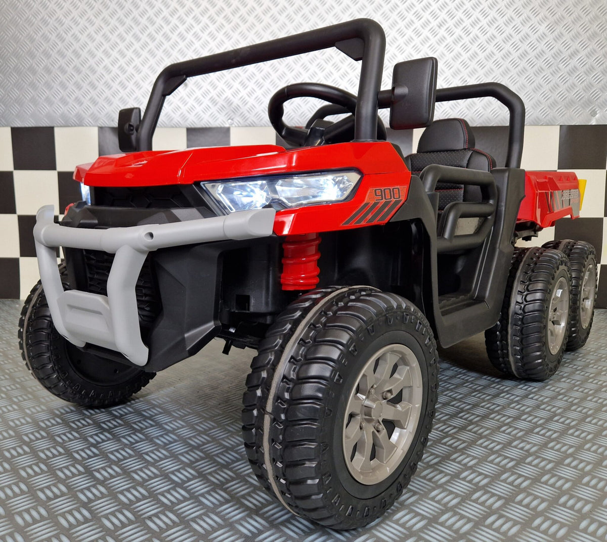 Kids Transporter Jeep – 24V Red