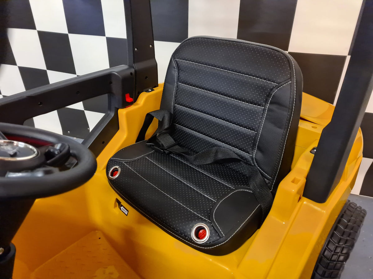 Kids Forklift with Remote Control – 12V Yellow