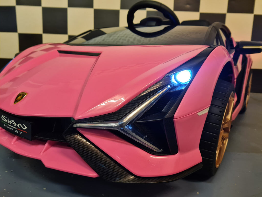 Lamborghini Sian Kids Ride-On – 12V Pink