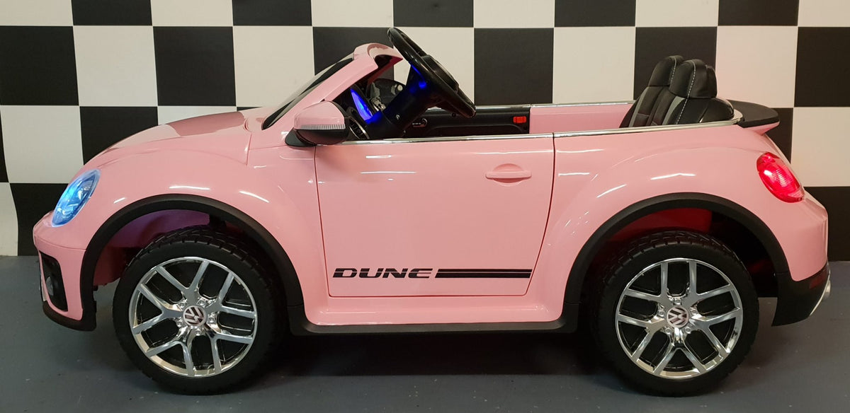 VW Beetle Kids Ride-On – 12V Pink