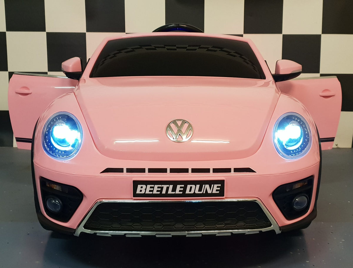 VW Beetle Kids Ride-On – 12V Pink