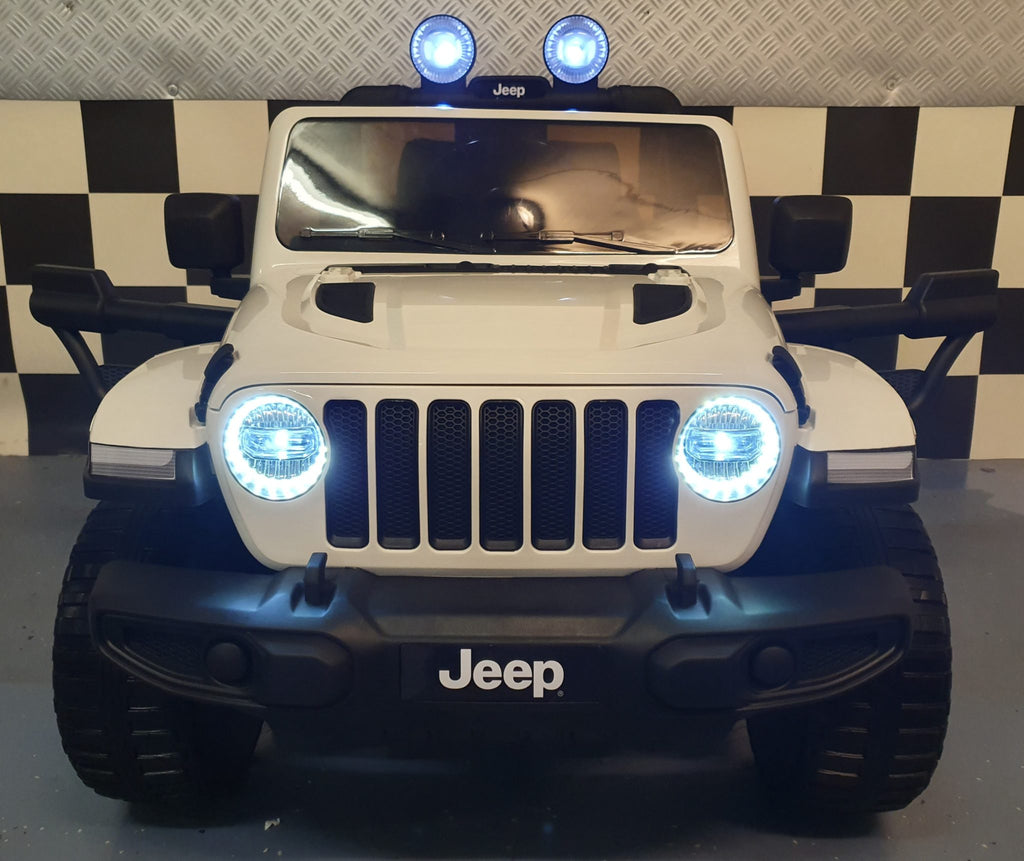 Jeep Wrangler 4x4 Kids Ride-On – 12V White