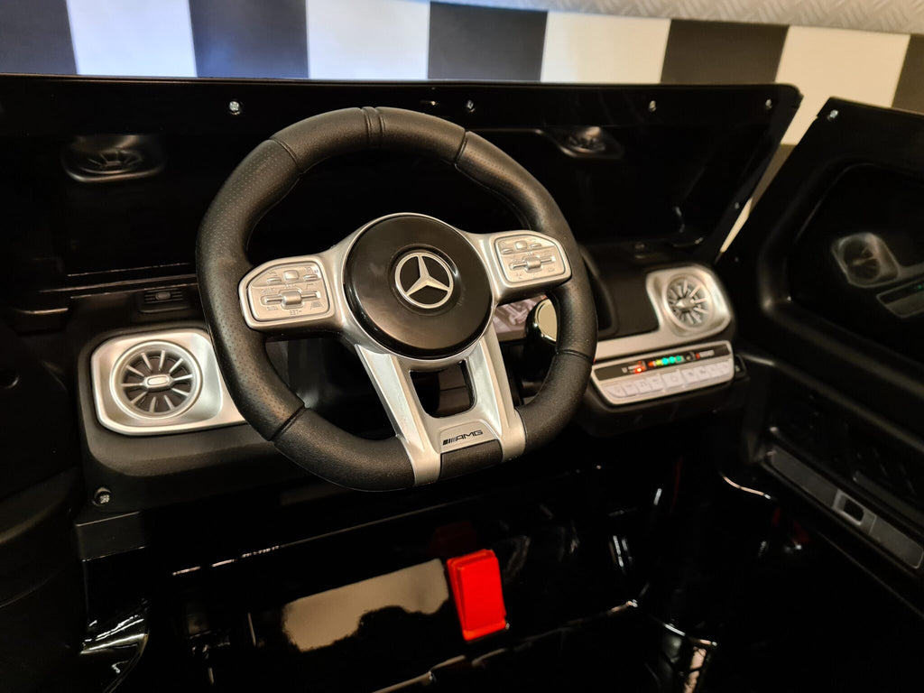 Mercedes G63 2-Seater Kids Ride-On – 24V Metallic Black