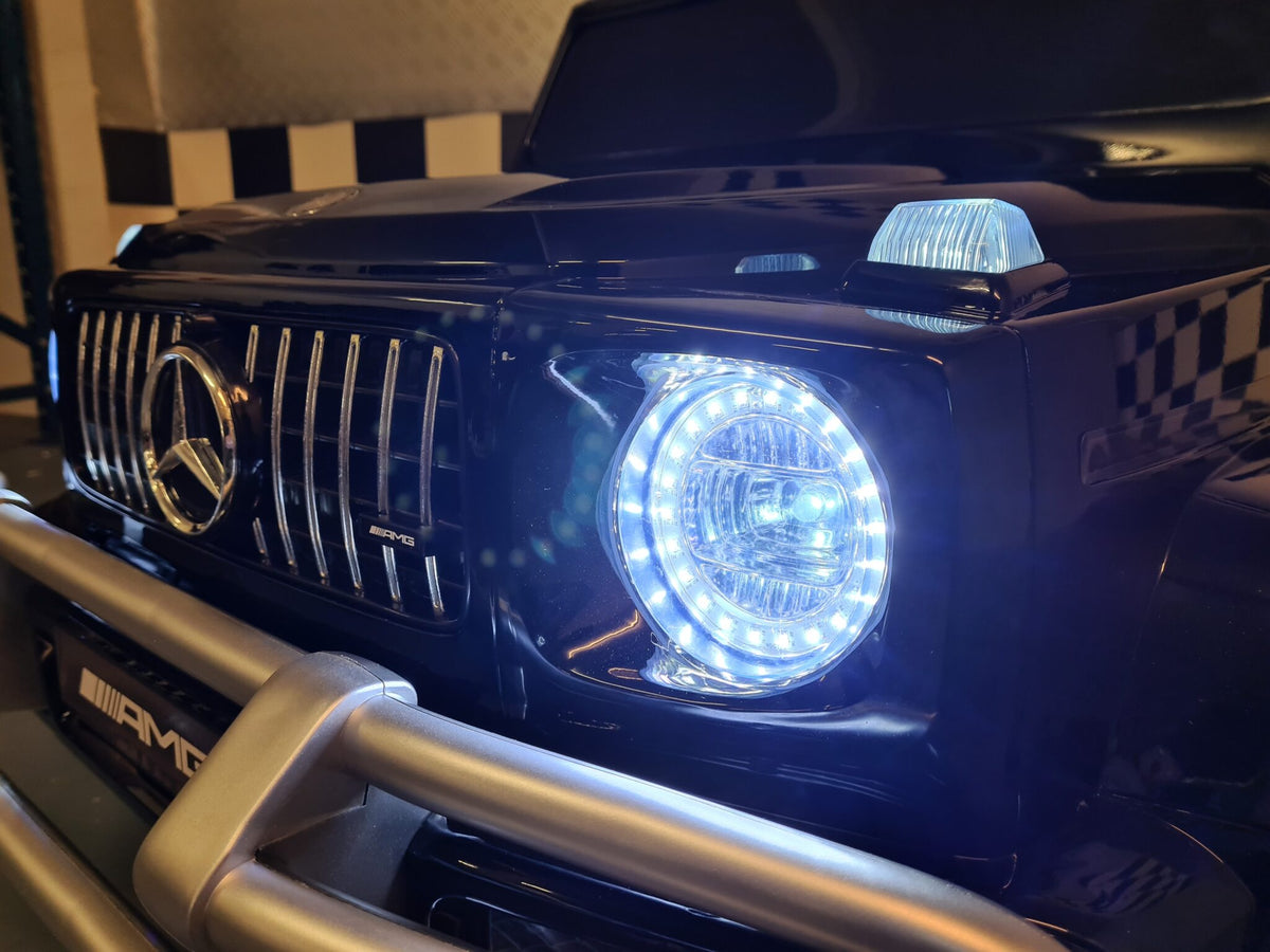 Mercedes G63 2-Seater Kids Ride-On – 24V Metallic Black