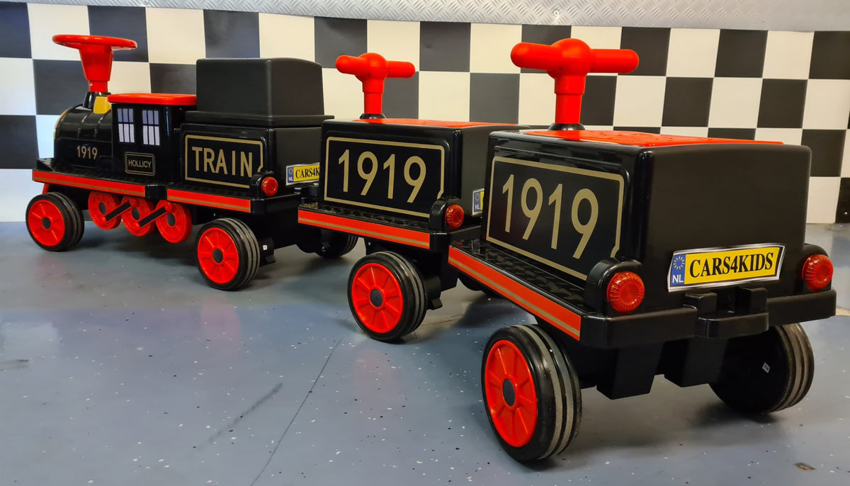 Kids Electric Train with 2 Trailers – 12V