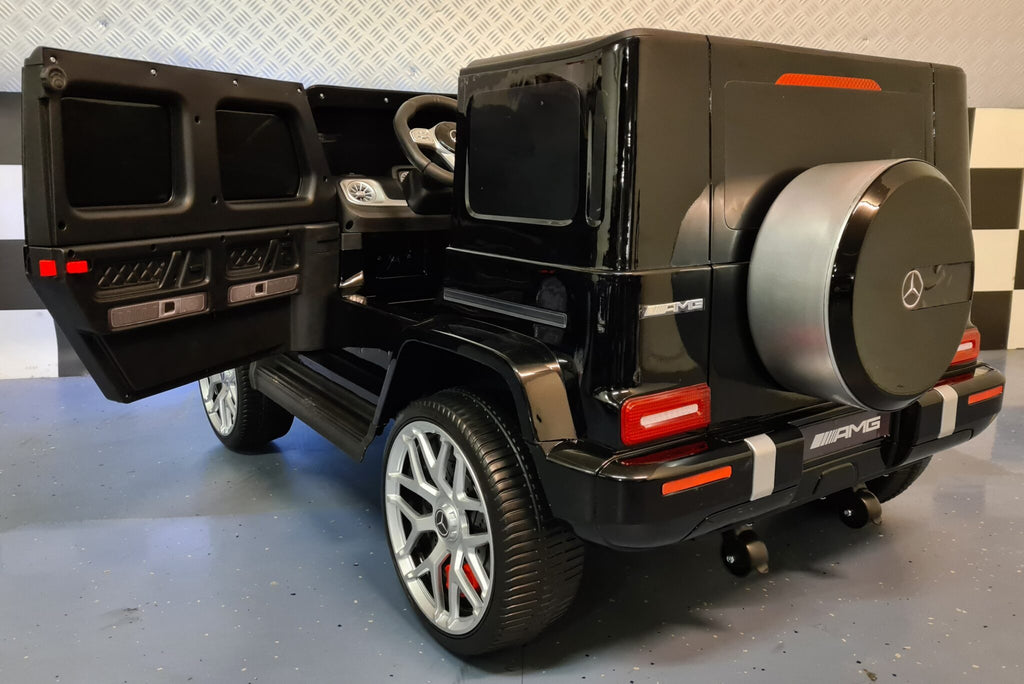 Mercedes G63 2-Seater Kids Ride-On – 24V Metallic Black