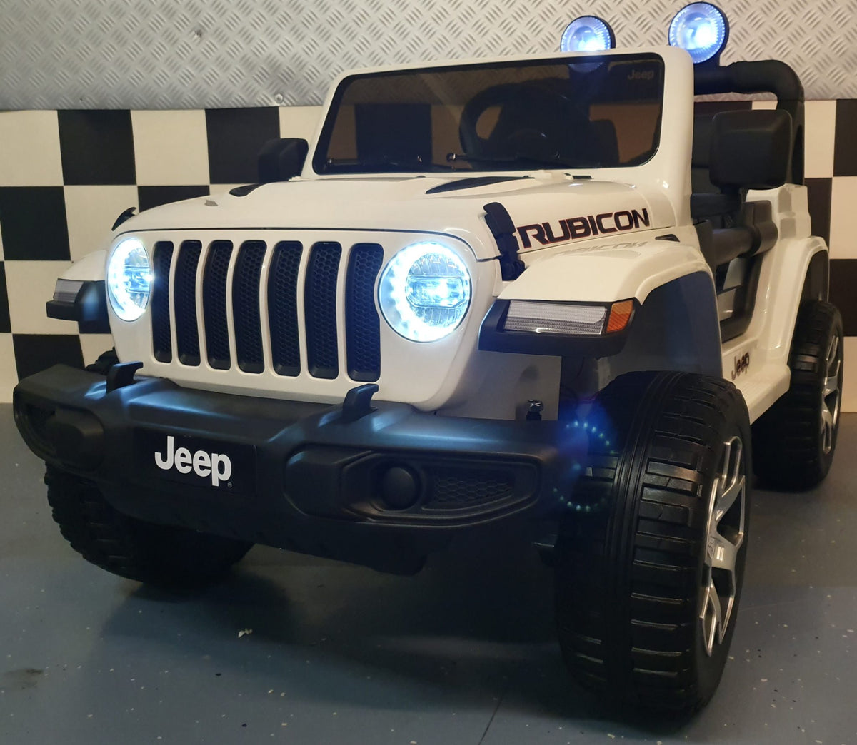 Jeep Wrangler 4x4 Kids Ride-On – 12V White