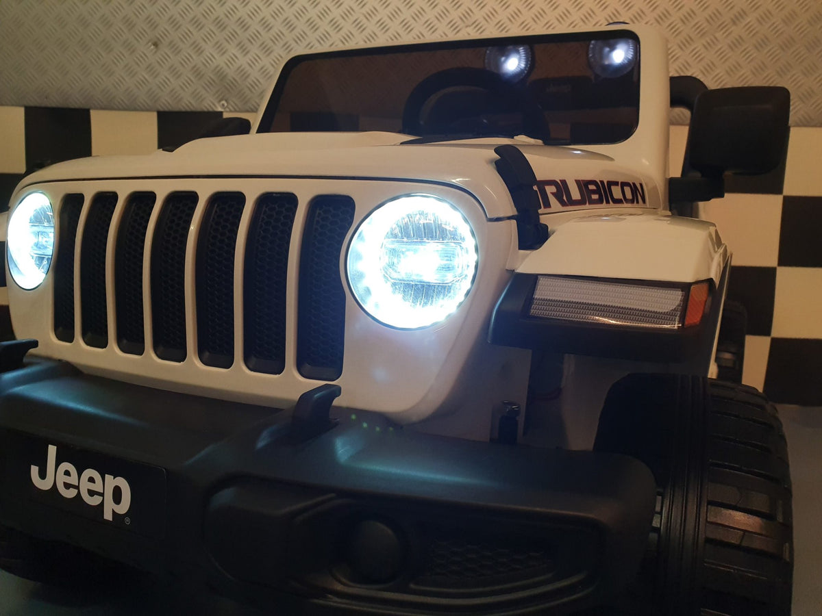 Jeep Wrangler 4x4 Kids Ride-On – 12V White