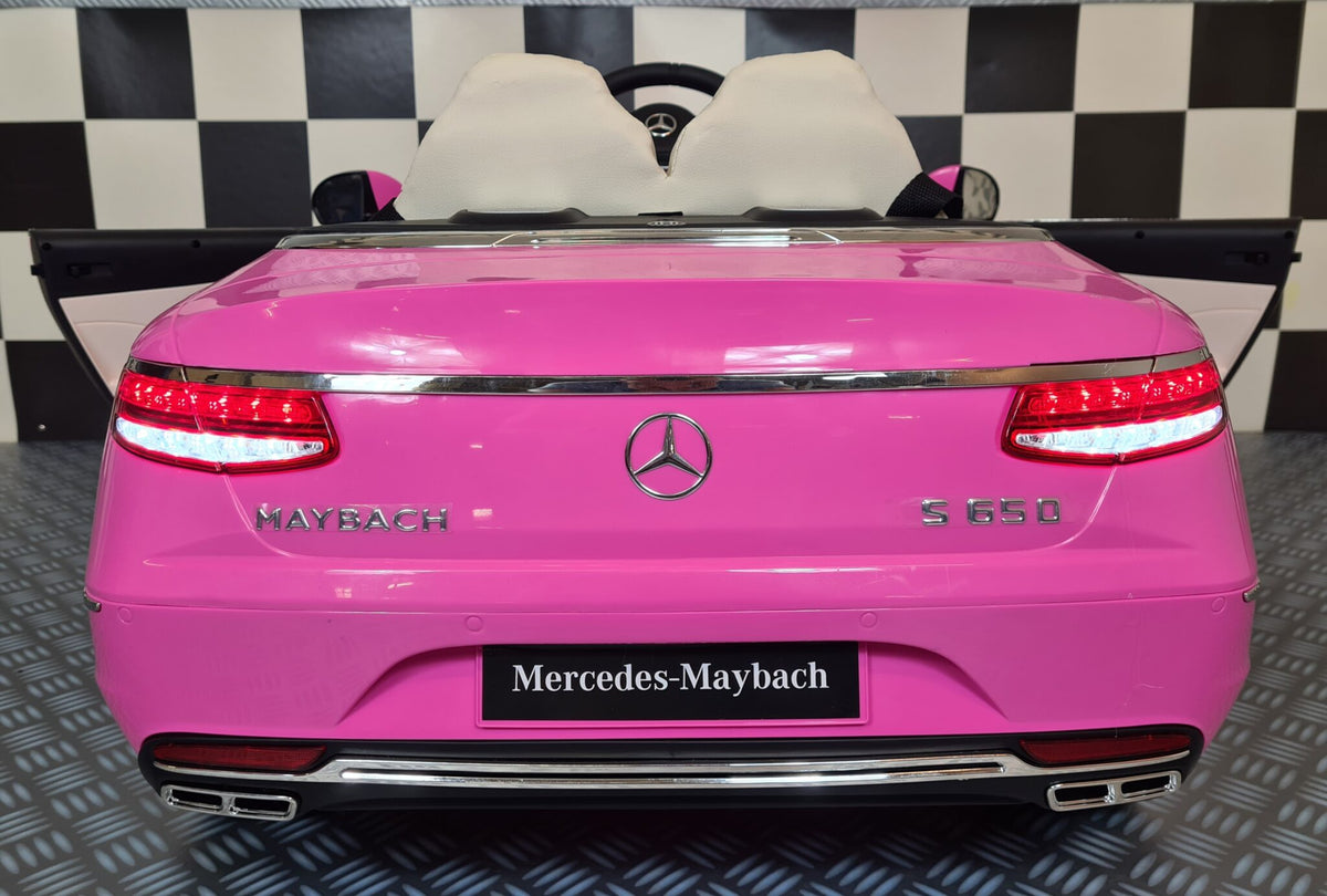Mercedes Maybach S650 Kids Ride-On – 12V Pink