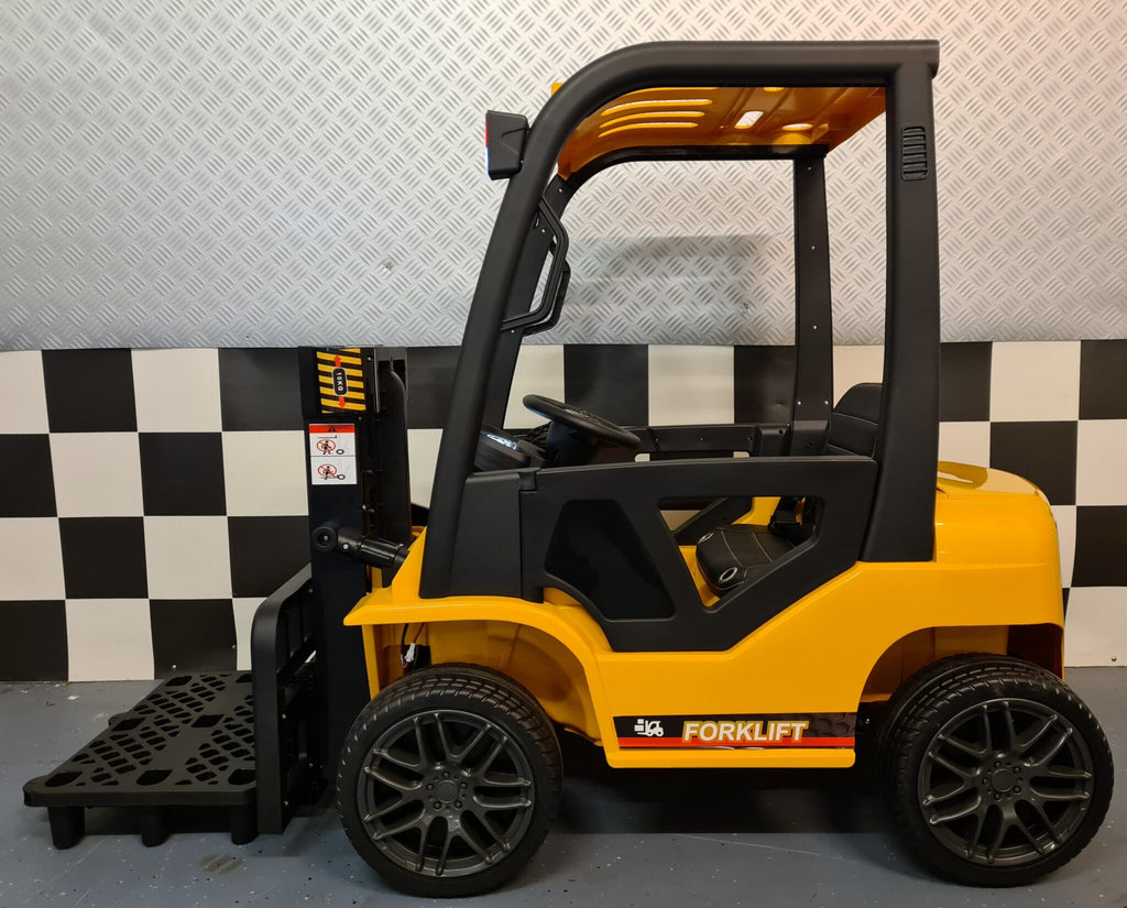 Kids Forklift with Remote Control – 12V Yellow