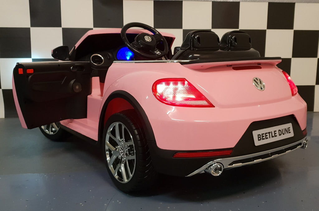 VW Beetle Kids Ride-On – 12V Pink