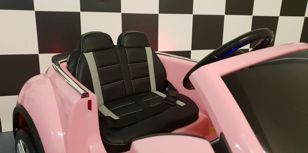 VW Beetle Kids Ride-On – 12V Pink