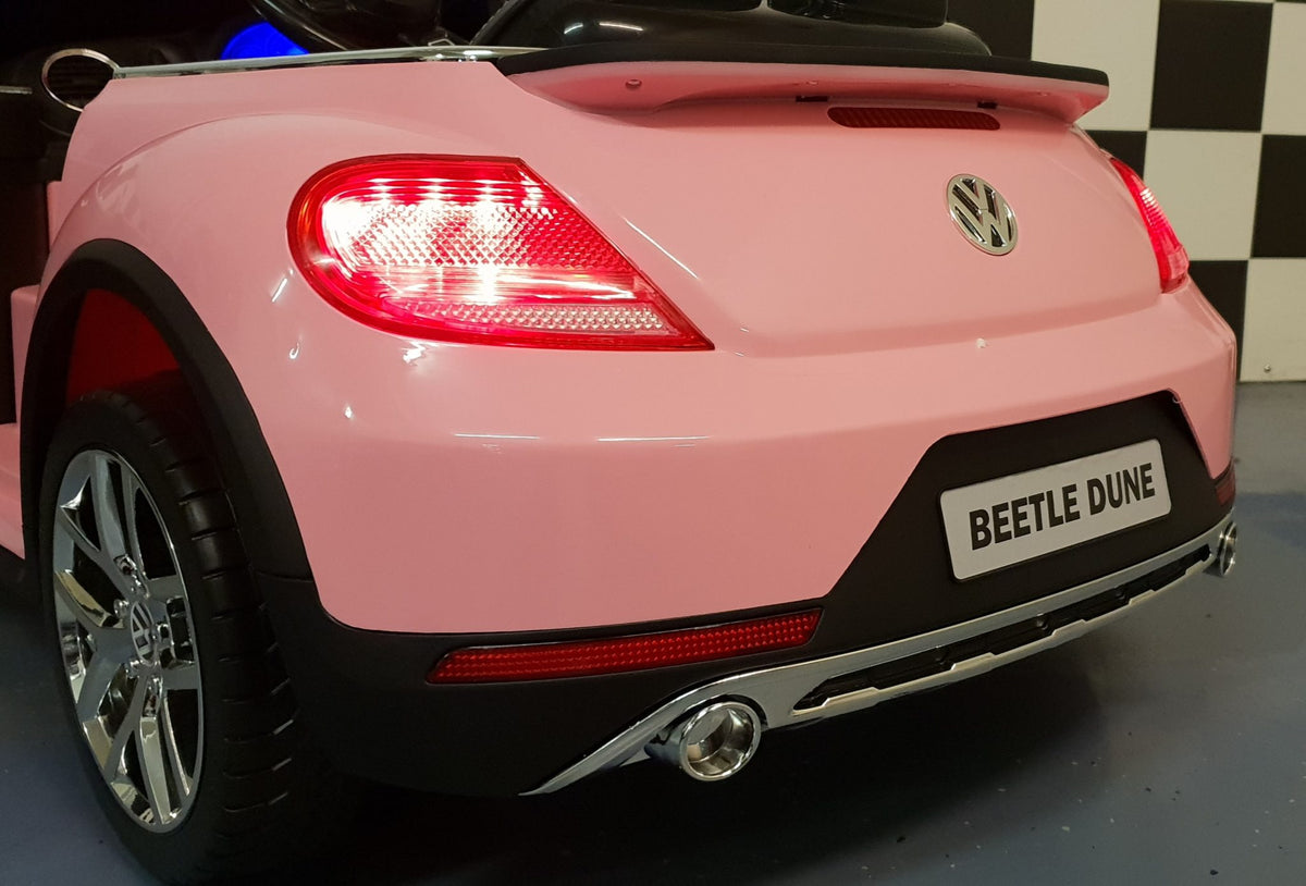 VW Beetle Kids Ride-On – 12V Pink