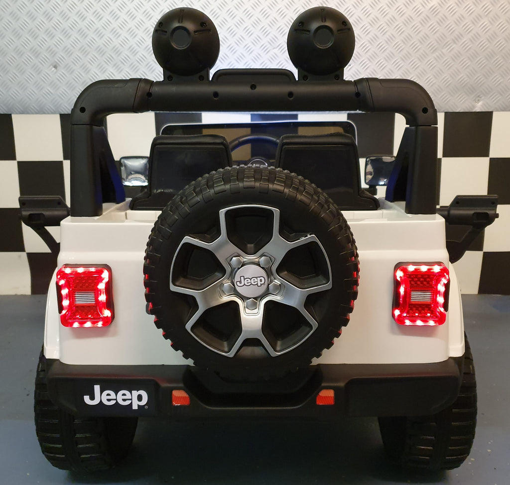 Jeep Wrangler 4x4 Kids Ride-On – 12V White